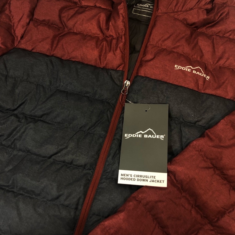 Eddie Bauer Cirruslite Hooded Down Jacket NWT - Picture 2 of 4